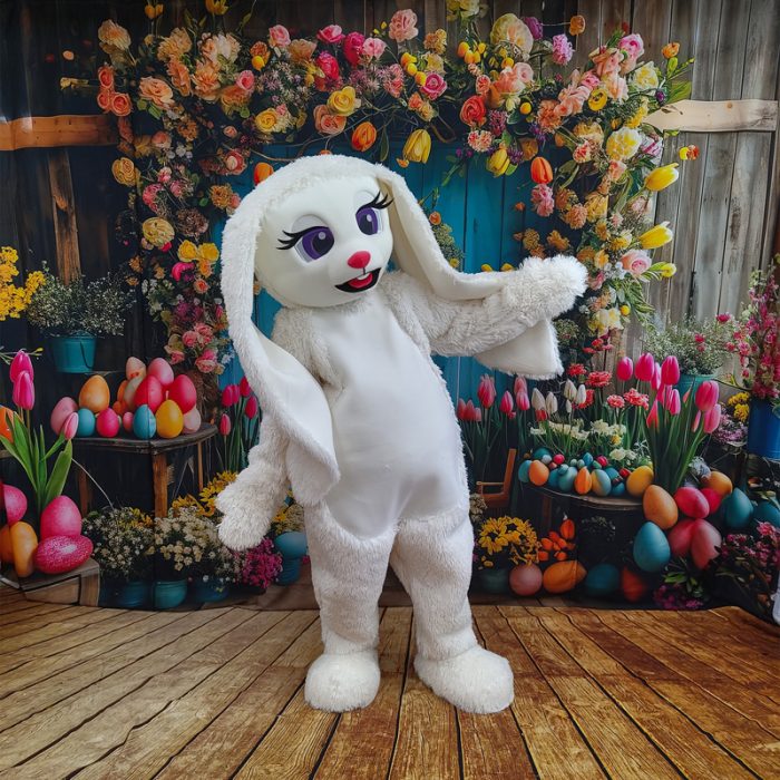 Easter Bunny Mascot Costume, Adult Mascot Costume, Party Mascot Costume, Event Mascot Costume, Birthday Party Costume, Luxury Mascot Costume - Image 3
