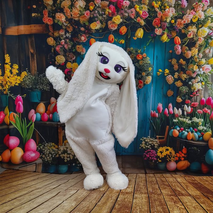 Easter Bunny Mascot Costume, Adult Mascot Costume, Party Mascot Costume, Event Mascot Costume, Birthday Party Costume, Luxury Mascot Costume - Image 2
