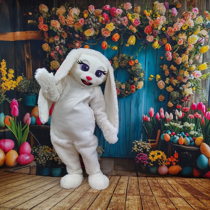 Easter Bunny Mascot Costume, Adult Mascot Costume, Party Mascot Costume, Event Mascot Costume, Birthday Party Costume, Luxury Mascot Costume - Image 11