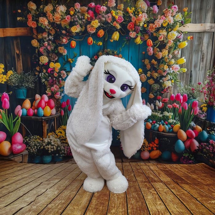 Easter Bunny Mascot Costume, Adult Mascot Costume, Party Mascot Costume, Event Mascot Costume, Birthday Party Costume, Luxury Mascot Costume - Image 12