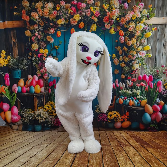 Easter Bunny Mascot Costume, Adult Mascot Costume, Party Mascot Costume, Event Mascot Costume, Birthday Party Costume, Luxury Mascot Costume - Image 13