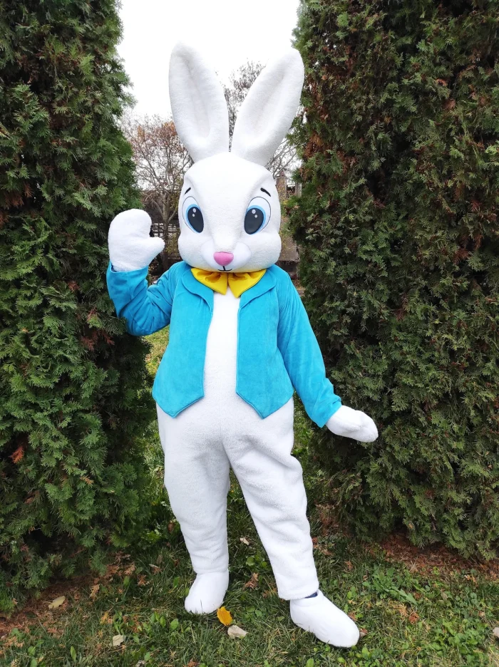 Easter Bunny Mascot Costume, Adult Mascot Costume, Party Mascot Costume, Event Mascot Costume, Birthday Party Costume, Luxury Mascot Costume - Image 3