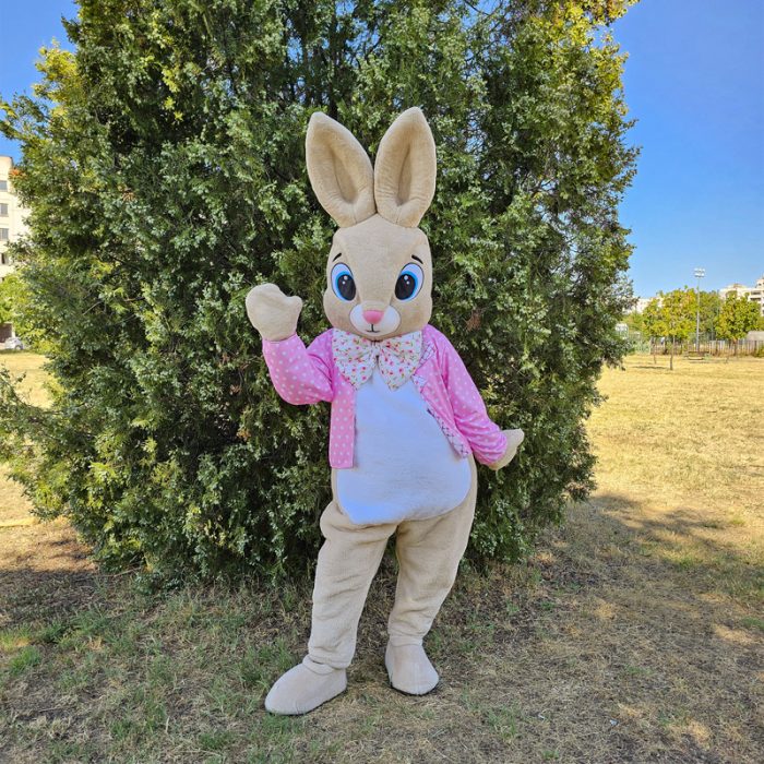Easter Bunny Mascot Costume, Adult Mascot Costume, Party Mascot Costume, Event Mascot Costume, Birthday Party Costume, Luxury Mascot Costume - Image 1