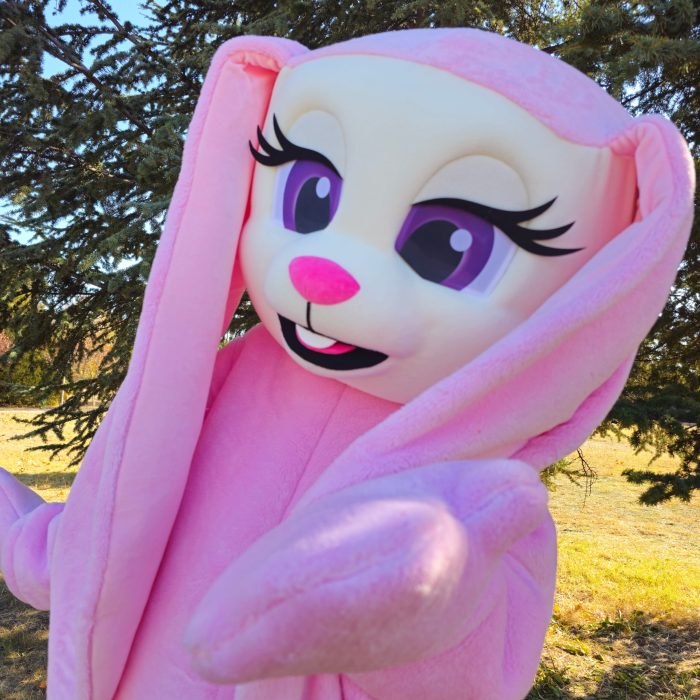 Love Pink Bunny Mascot Costume, Adult Mascot Costume, Party Mascot Costume, Event Mascot Costume, Birthday Party Costume, Luxury Mascot Costume - Image 8